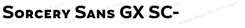 Sorcery Sans GX SC字体转换